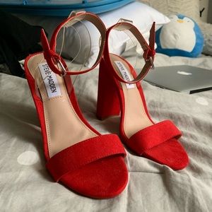 Steve Madden Heels Red Size 5